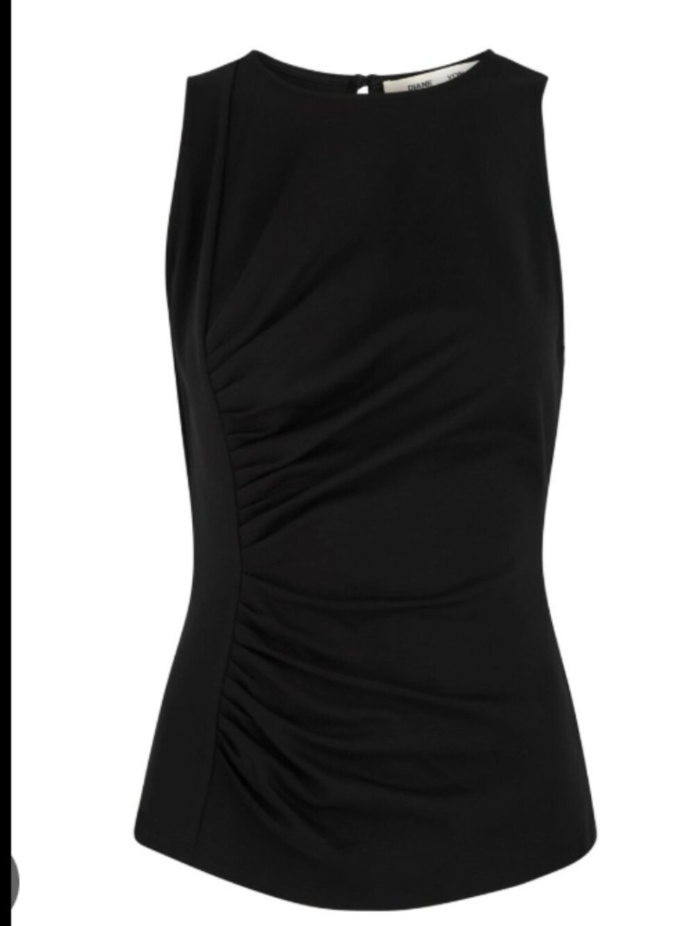 DVF Poseidon Top, Black. NWT